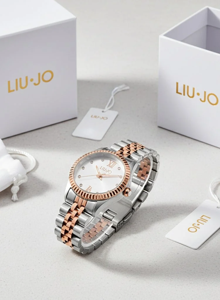 Liu Jo Liu Jo Cusual Tiny White Dualtone Watch - TLJ1223